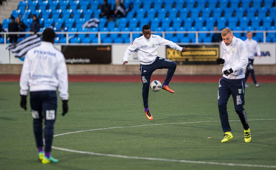 IFK Göteborgspelarna värmer upp
