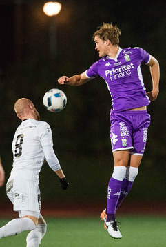 Oskarshamns Jochen Graf och IFK Göteborgs Thomas Rogne