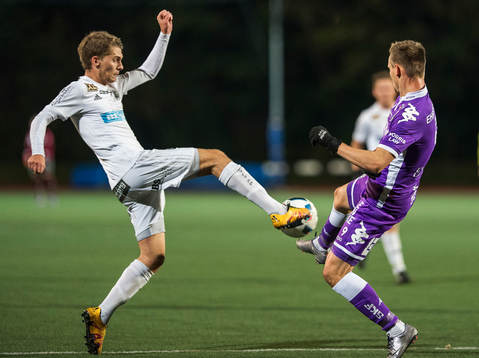 Oskarshamns Martin Karlsson och IFK Göteborgs Jakob