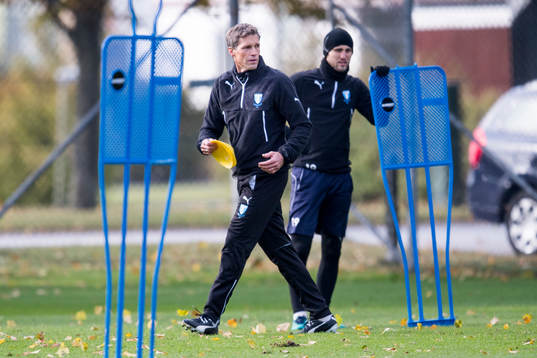 Malmö FFs assisterande tränare Jens Fjellström och