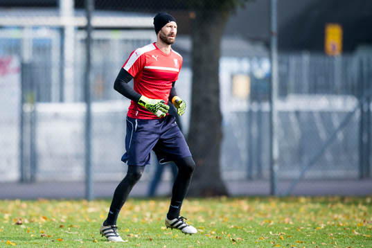 Malmö FFs målvakt Johan Wiland