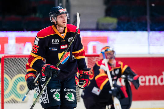Djurgårdens Alexander Urbom och målvakt Mikael Tellqvist
