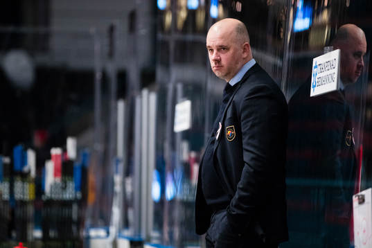 Djurgårdens assisterande tränare Stefan Nyman innan