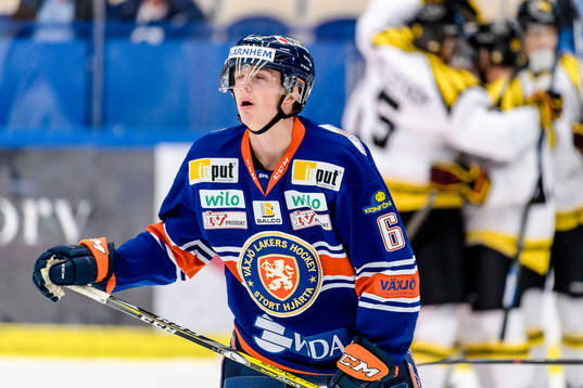 Växjös Linus Högberg deppar