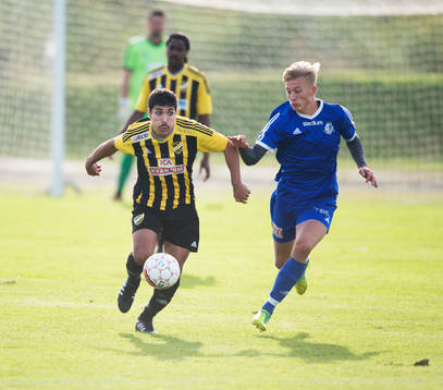 IFK Hässleholms Diego Delgado i matchen i division 2
