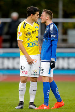 Falkenbergs Zlatan Krizanovic och Sundsvalls Smajl Suljevic