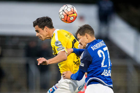 Falkenbergs Zlatan Krizanovic och Sundsvalls Granit Buzuku