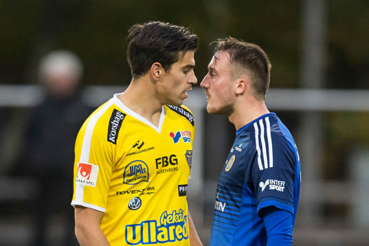 Falkenbergs Zlatan Krizanovic och Sundsvalls Smajl Suljevic