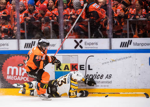 Karlskronas Filip Cruseman och Skellefteås Sebastian Aho
