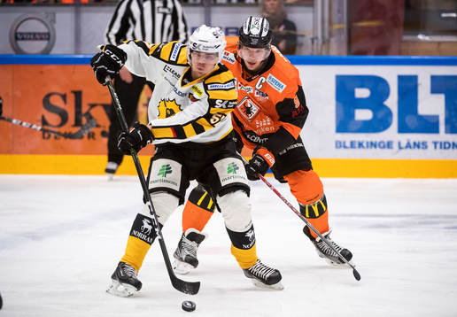 Skellefteås Emil Djuse och Karlskronas Morten Madsen