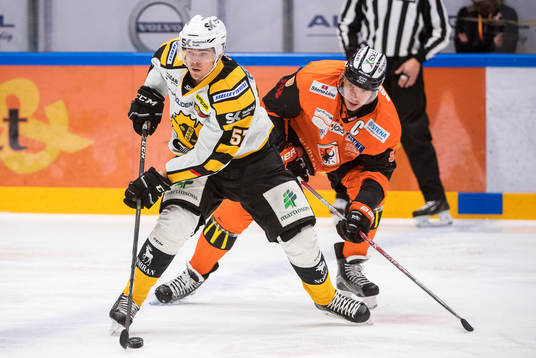Skellefteås Emil Djuse och Karlskronas Morten Madsen