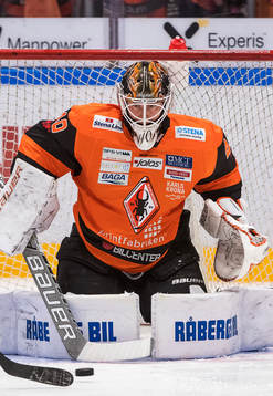 Karlskronas målvakt Johan Holmqvist