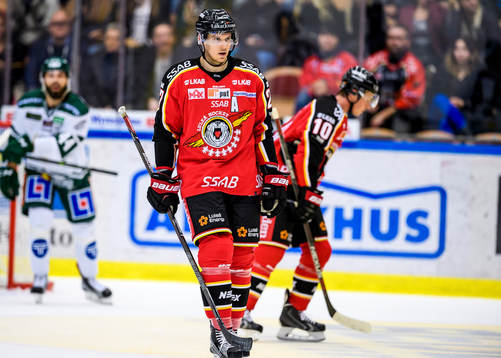 Luleås Brendan Mikkelson deppar