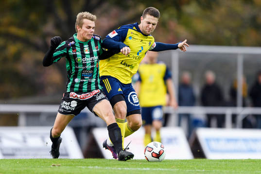Varbergs Elias Andersson och Ängelholms Oliver Stojanovic