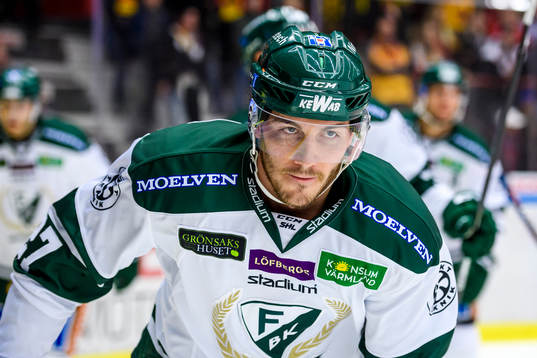 Färjestads John Persson jublar