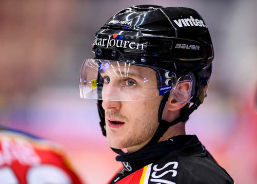 Luleås Bill Sweatt på uppvärmningen