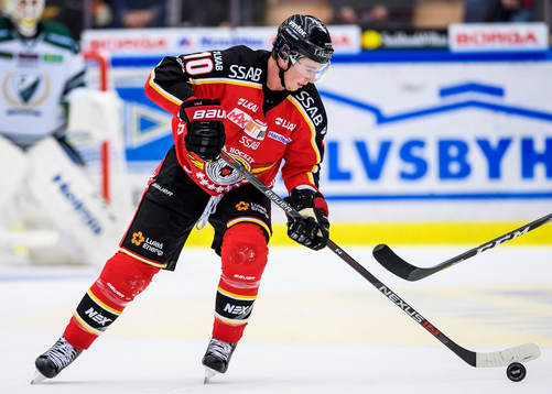 Luleås Tim Kennedy med pucken