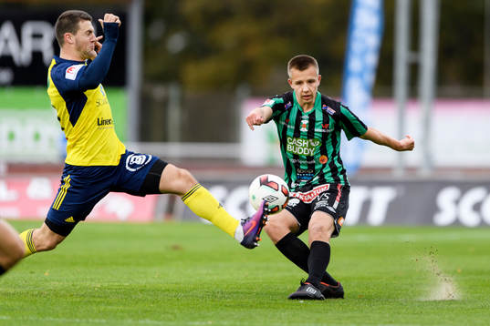 Ängelholms Oliver Stojanovic Fredin och Varbergs Ivan