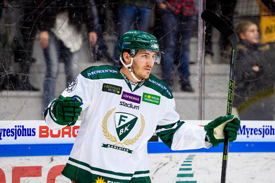 Färjestads John Persson jublar