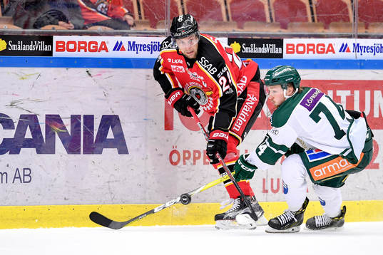 Luleås Johan Harju och Färjestads Rasmus Asplund