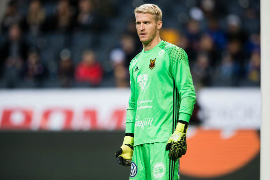 Östersunds målvakt Hampus Nilsson