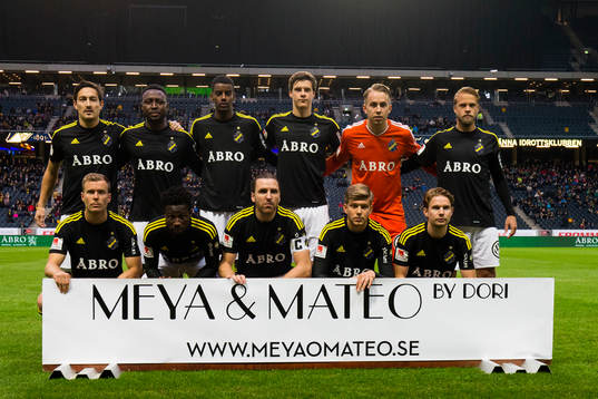 s starelva innan fotbollsmatchen i Allsvenskan mellan AIK -