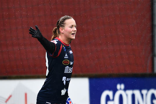 Linköpings Kristine Minde jublar