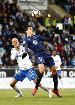 Norrköpings Andreas Johansson och Malmö FFs Alexander