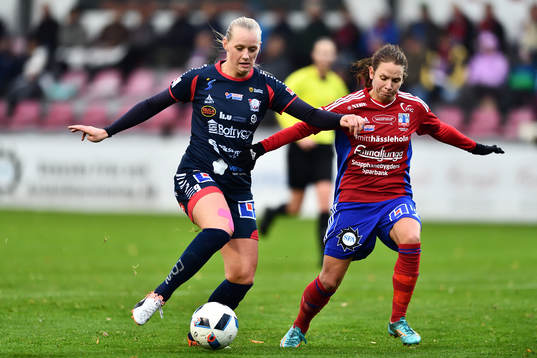 Linköpings Stina Blackstenius och Vittsjö Johanna