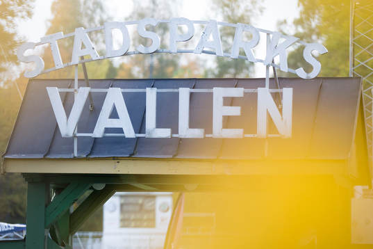 Entrén till Stadsparksvallen
