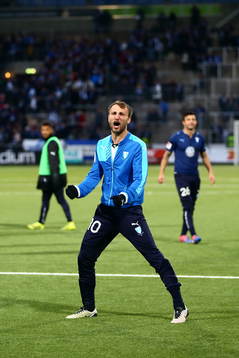 Malmö FFs Magnus Wolff Eikrem jublar