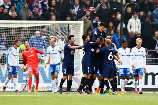 Malmö FFs Alexander Jeremejeff högst upp i klungan som