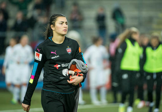 Rosengårds målvakt Zecira Musovic deppar