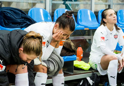 Rosengårds Emma Berglund, Alexandra Lowe Riley och Iva