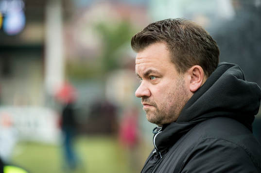 Rosengårds tränare Jack Majgaard Jensen deppar