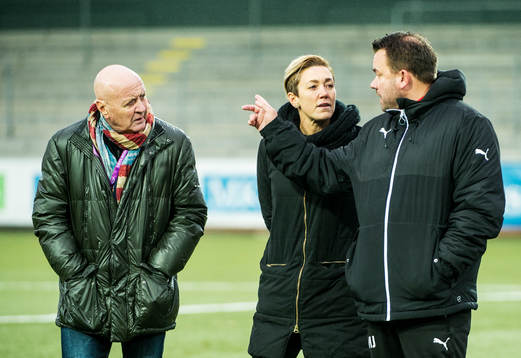 Rosengårds fd sportchef Erling Nilsson, sportchef Therese