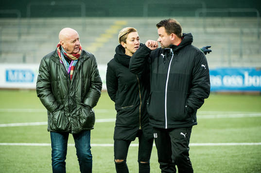Rosengårds fd sportchef Erling Nilsson, sportchef Therese