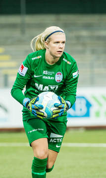 Eskilstunas målvakt Emelie Lundberg