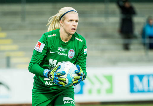 Eskilstunas målvakt Emelie Lundberg