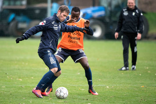 IFK Göteborgs Emil Salomonsson och Kasim Prosper