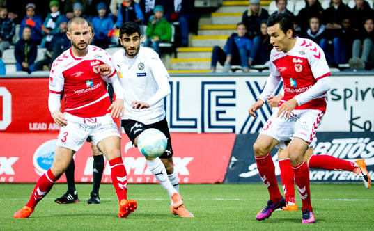 Kalmars Sebastian Hedlund och Örebros Ferhad Ayaz