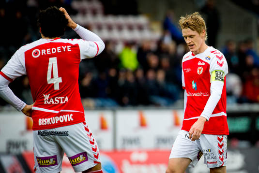 Kalmars Marko Biskupovic och Rasmus Elm deppar