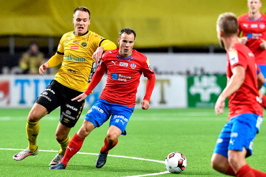Helsingborgs Anton Wede och Elfsborgs Viktor Prodell