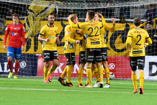 Elfsborgs spelare jublar