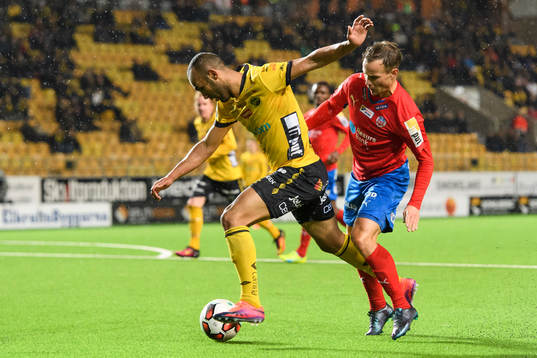 Elfsborgs Issam Jebali och Helsingborgs Anton Wede