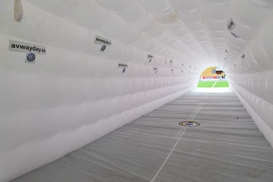 Test av ny spelartunnel