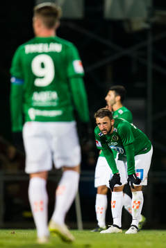Jönköpings Tommy Thelin, Robert Gojani och André Calisir