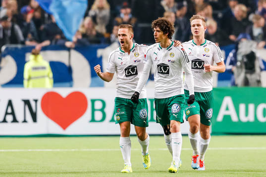 Hammarbys Mats Solheim , Romulo Cabral Pereira Pinto och