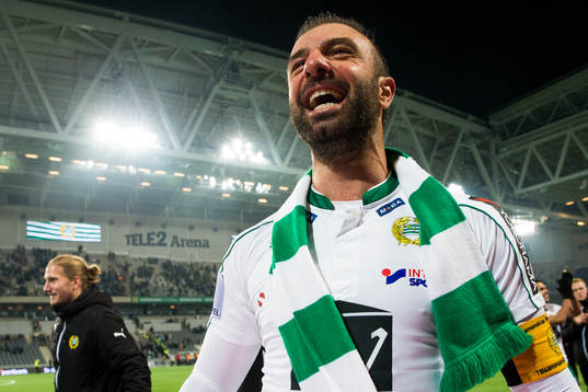 Hammarbys Kennedy Bakircioglu jublar