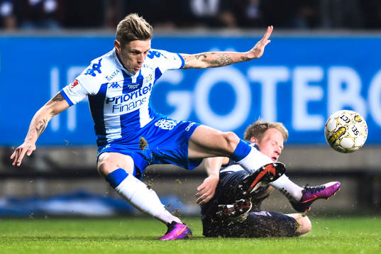 IFK Göteborgs  Sören Rieks  och Gefles Martin Rauschenberg